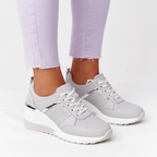 Sophia | Women's Wedge Sneakers | Perforated Detail · PNY