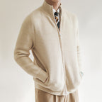 Theodore | Men's Full-Zip Cardigan | Stand Collar · PNY