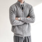 Theodore | Men's Full-Zip Cardigan | Stand Collar · PNY