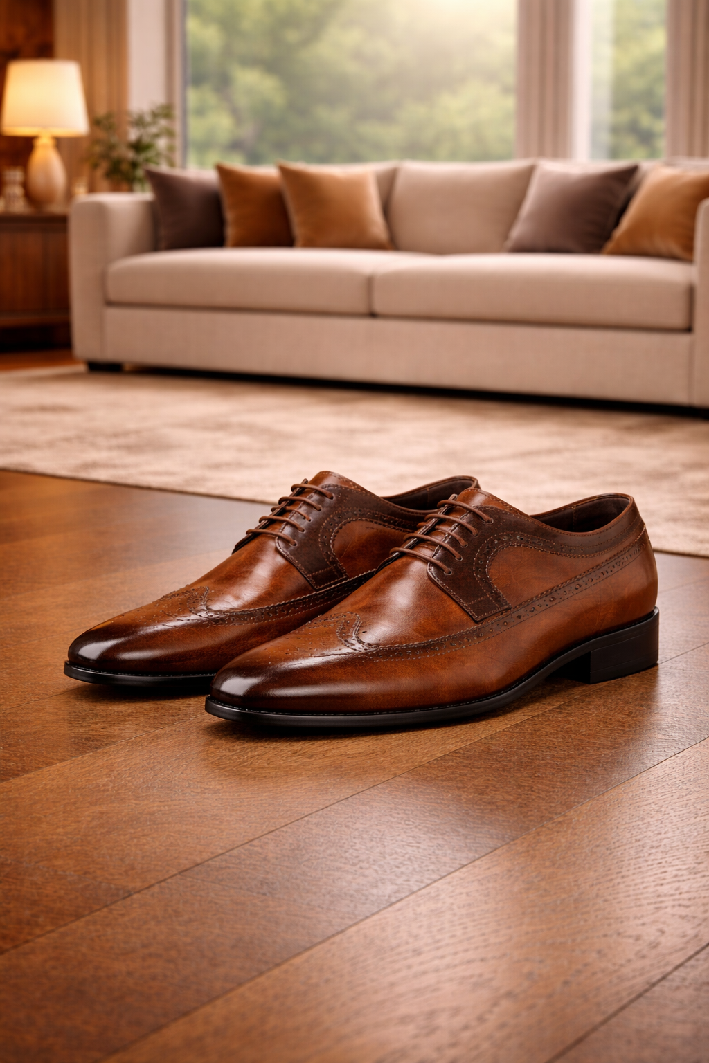 Theodore | Men's Wingtip Brogues | Leather · PNY