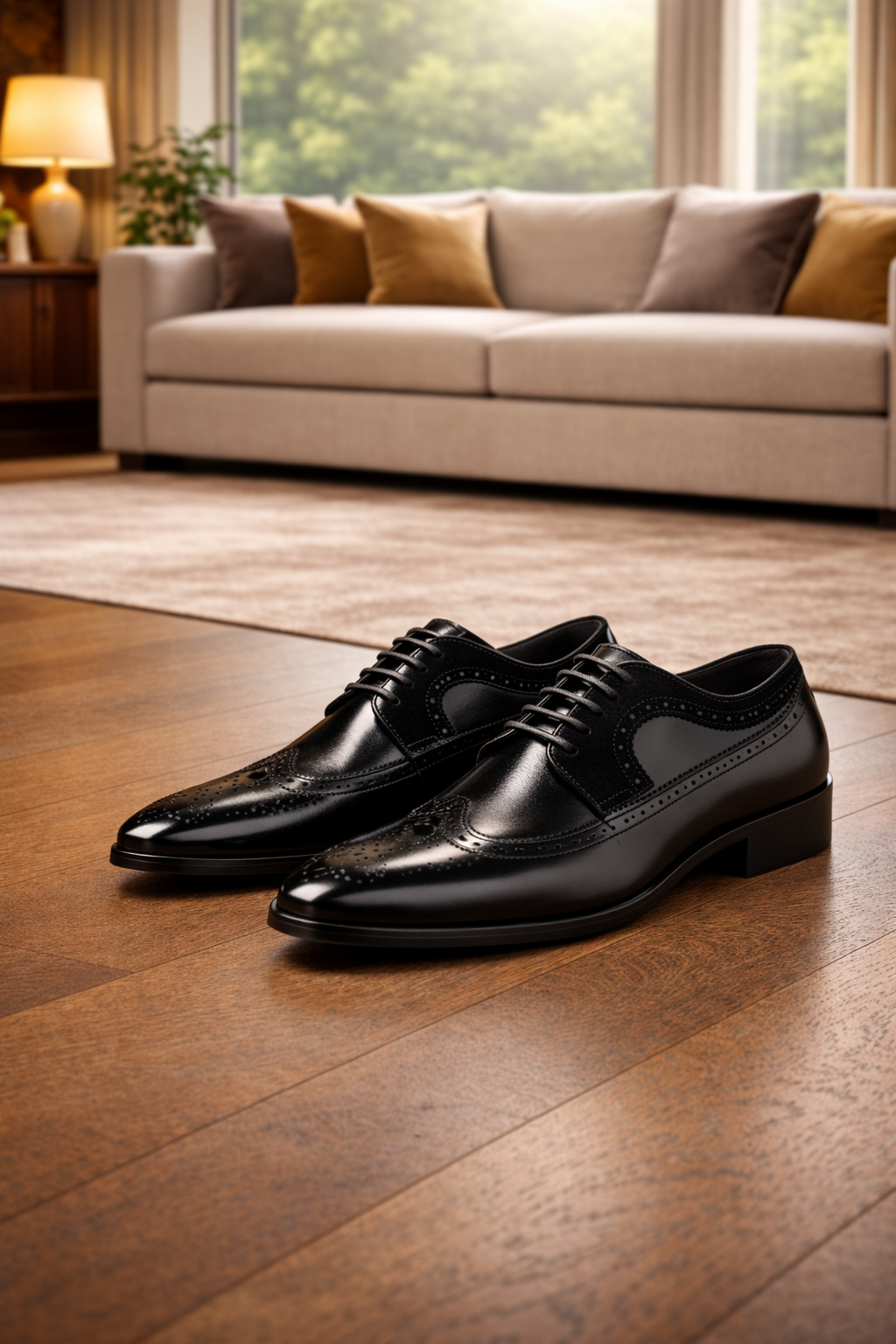 Theodore | Men's Wingtip Brogues | Leather · PNY