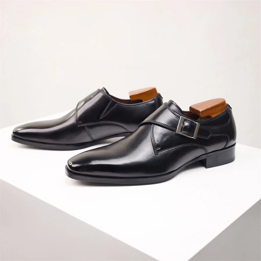 Theodore | Men's Single-Monk Dress Shoes | Buckle Strap · PNY