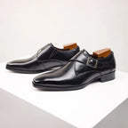 Theodore | Men's Single-Monk Dress Shoes | Buckle Strap · PNY