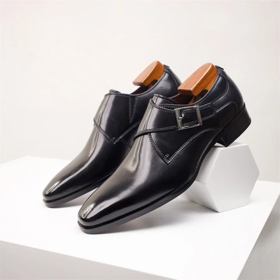 Theodore | Men's Single-Monk Dress Shoes | Buckle Strap · PNY