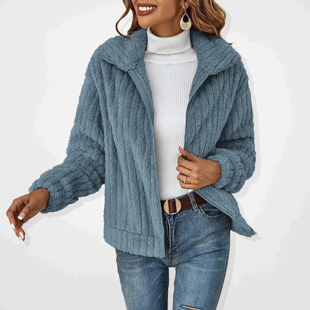 Vera | Women's Full-Zip Jacket | Fleece Collar · PNY