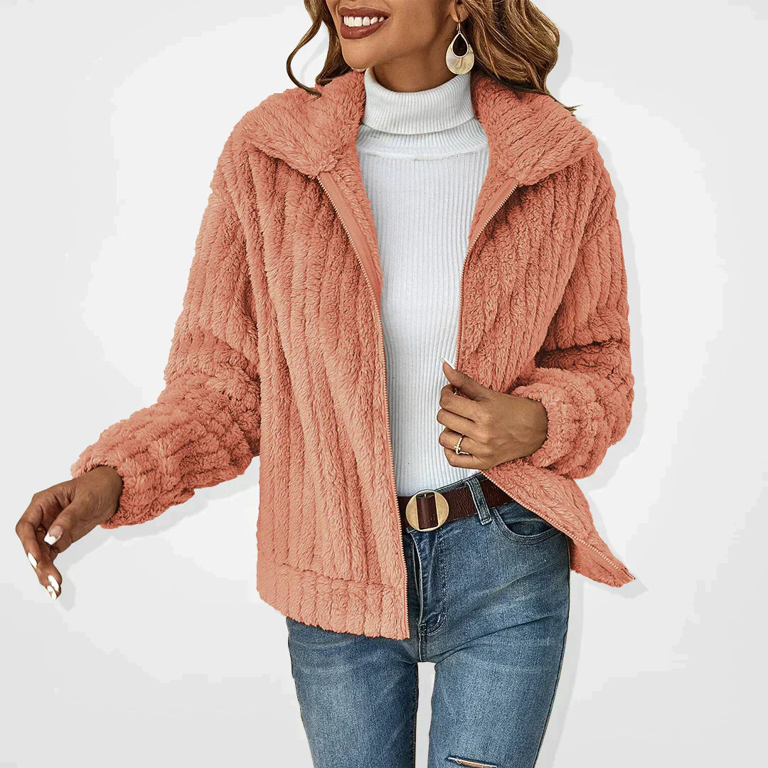 Vera | Women's Full-Zip Jacket | Fleece Collar · PNY