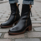 Vivian | Women's Block-Heel Boots | Side Zip · PNY