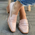 Vivian | Women's Block-Heel Loafers | Patent Leather