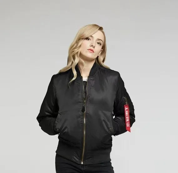 Vivian | Women's Classic Bomber Jacket | Zip Pocket · PNY