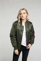 Vivian | Women's Classic Bomber Jacket | Zip Pocket · PNY