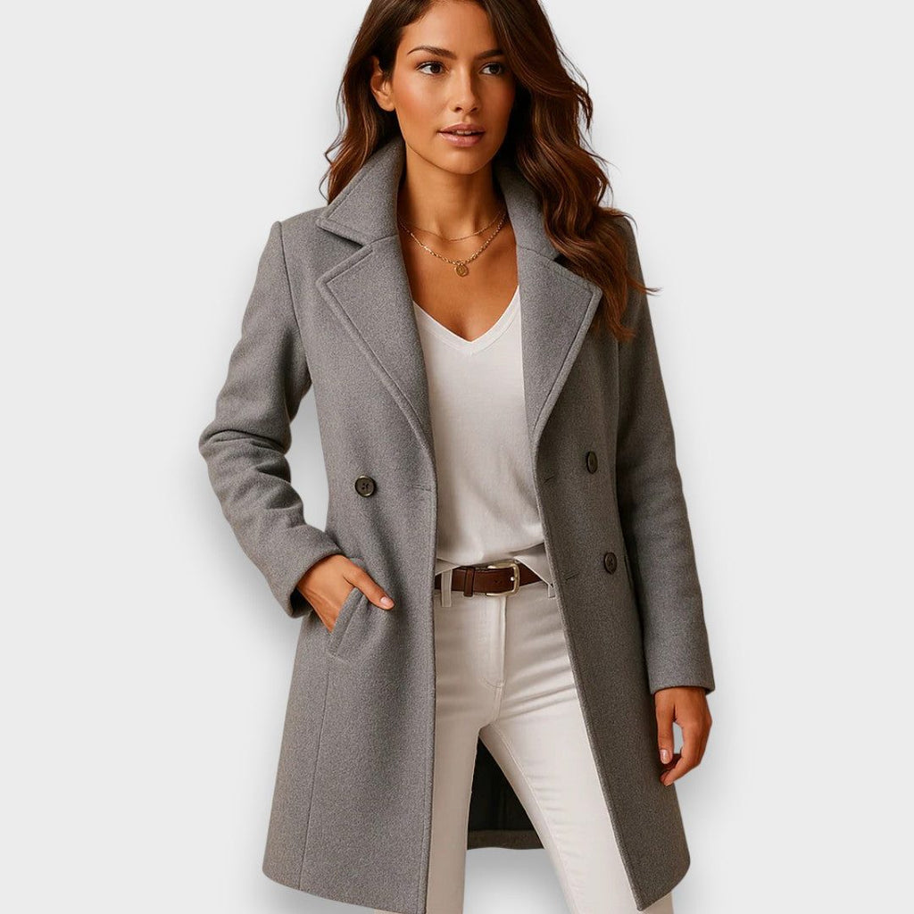 Vivian | Women's Classic Coat | Notched Lapel · PNY