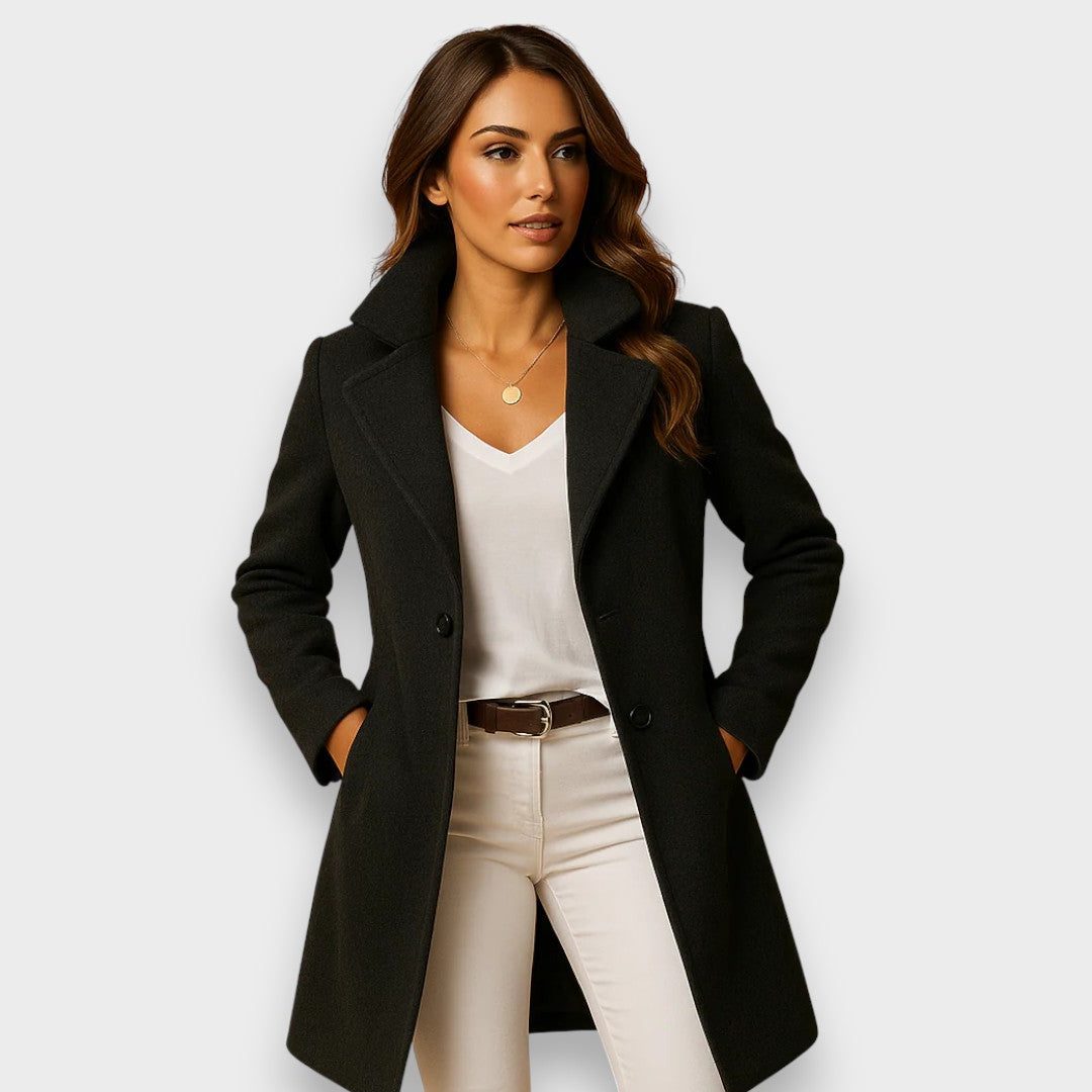 Vivian | Women's Classic Coat | Notched Lapel · PNY