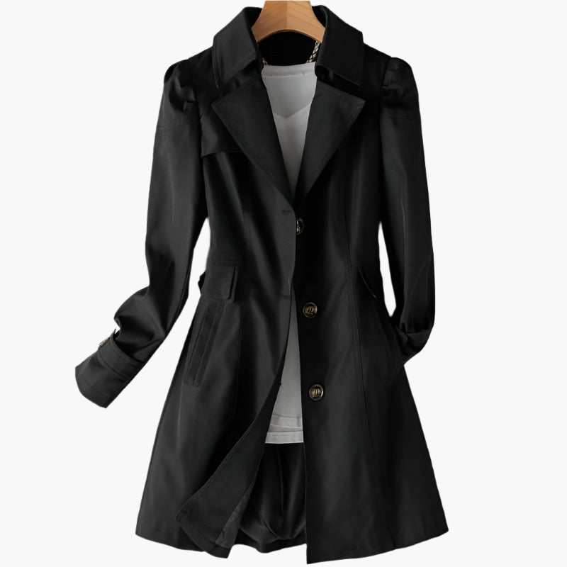 Vivian | Women's Classic Trench Coat | Button-Front · PNY