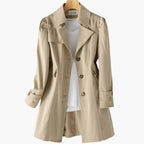 Vivian | Women's Classic Trench Coat | Button-Front · PNY