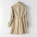 Vivian | Women's Classic Trench Coat | Button-Front · PNY