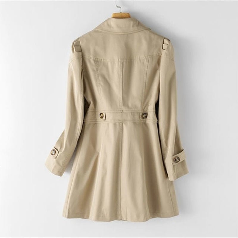 Vivian | Women's Classic Trench Coat | Button-Front · PNY