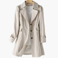Vivian | Women's Classic Trench Coat | Button-Front · PNY