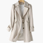Vivian | Women's Classic Trench Coat | Button-Front · PNY