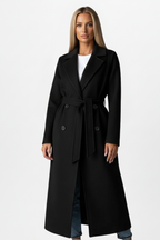Vivian | Women's Double-Breasted Coat | Belted Waist · PNY