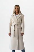 Vivian | Women's Double-Breasted Coat | Belted Waist