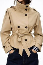 Vivian | Women's Double-Breasted Trench Coat | Belted Waist · PNY