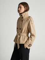 Vivian | Women's Double-Breasted Trench Coat | Belted Waist · PNY