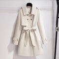 Vivian | Women's Double-Breasted Trench Coat | Belted Waist · PNY