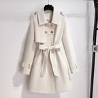 Vivian | Women's Double-Breasted Trench Coat | Belted Waist · PNY