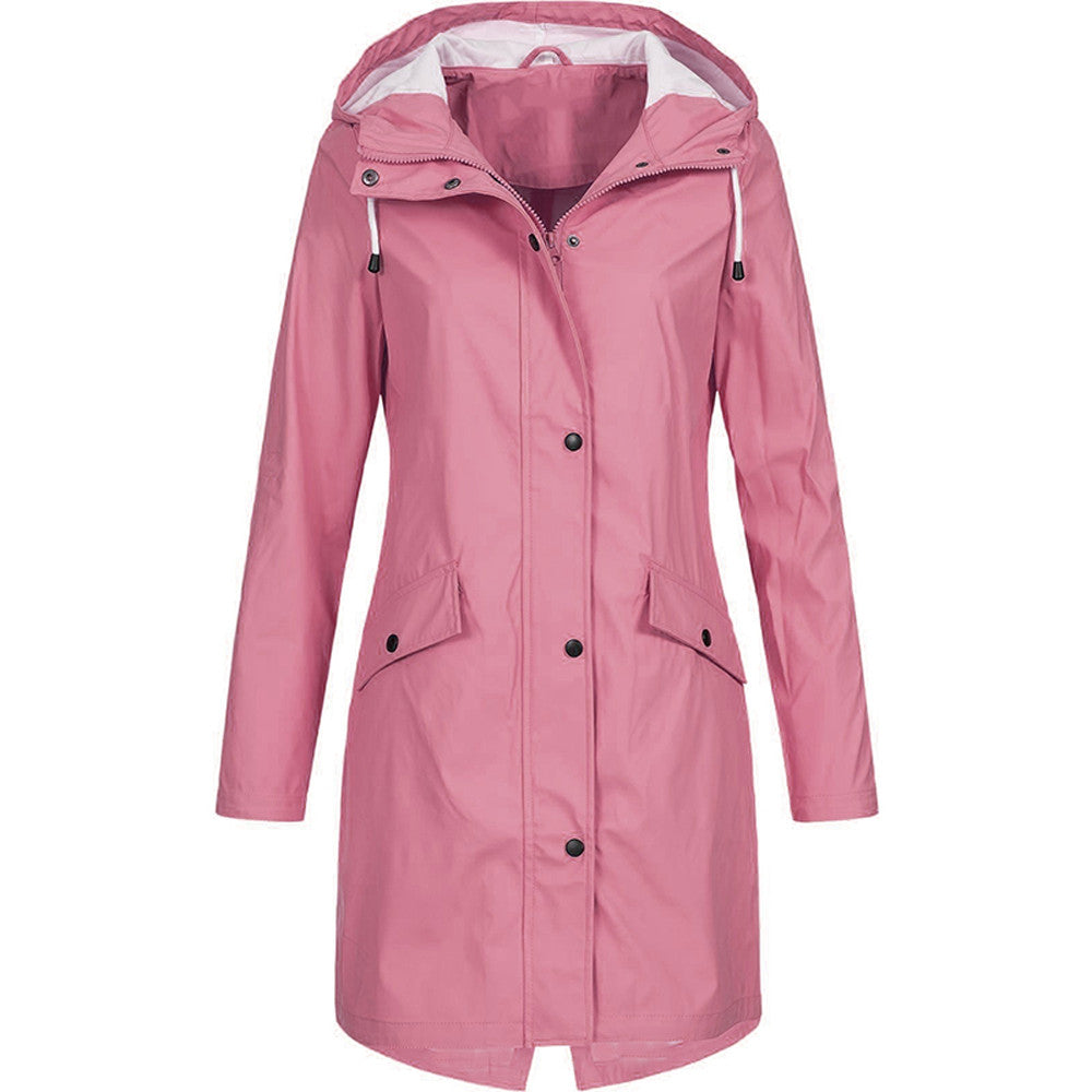 Vivian | Women's Hooded Raincoat | Longline · PNY