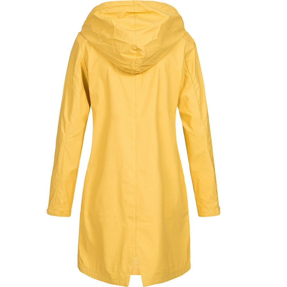 Vivian | Women's Hooded Raincoat | Longline · PNY