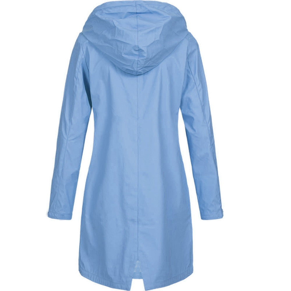 Vivian | Women's Hooded Raincoat | Longline · PNY