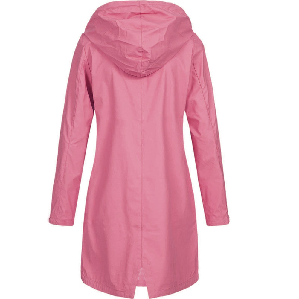 Vivian | Women's Hooded Raincoat | Longline · PNY