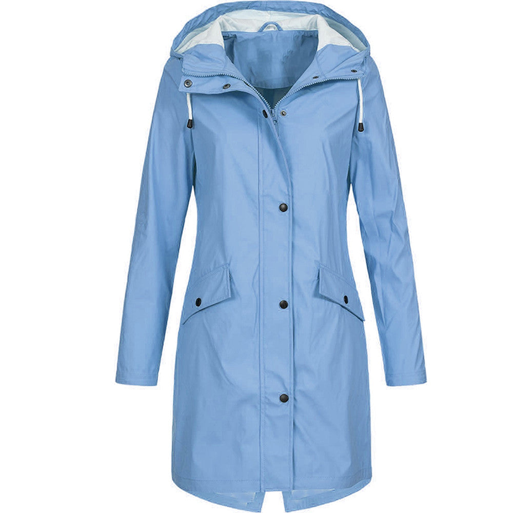 Vivian | Women's Hooded Raincoat | Longline · PNY