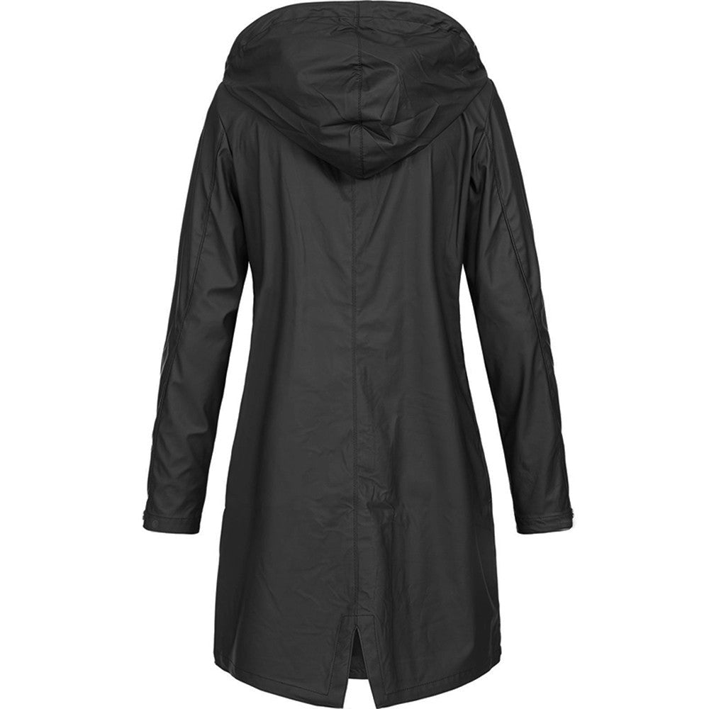 Vivian | Women's Hooded Raincoat | Longline · PNY