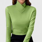 Vivian | Women's Mock-Neck Top | Long Sleeve · PNY