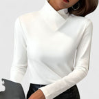 Vivian | Women's Mock-Neck Top | Long Sleeve · PNY
