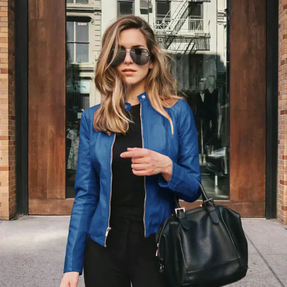 Vivian | Women's Moto Jacket | Faux Leather · PNY