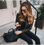 Vivian | Women's Moto Jacket | Faux Leather · PNY