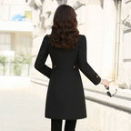 Vivian | Women's Notch-Lapel Trench Coat | Button-Front · PNY