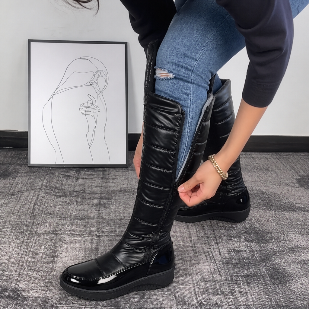 Vivian | Women's Over-the-Knee Winter Boots | Quilted Insulated · PNY