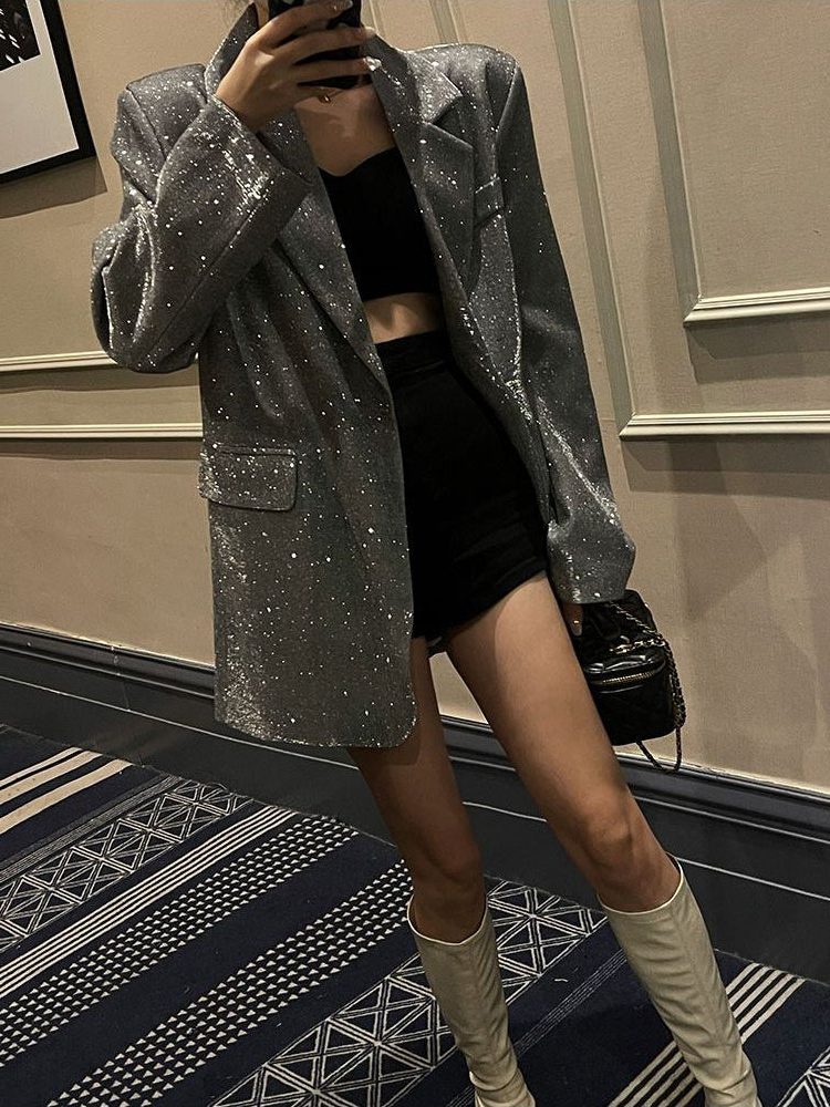 Vivian | Women's Oversized Blazer | Notch Lapel · PNY