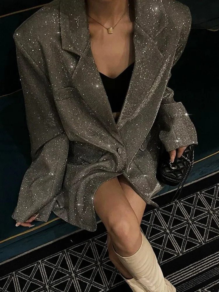 Vivian | Women's Oversized Blazer | Notch Lapel · PNY