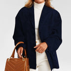 Vivian | Women's Oversized Blazer | Suede Notch-Lapel · PNY