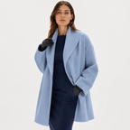 Vivian | Women's Oversized Coat | Lapel Collar · PNY