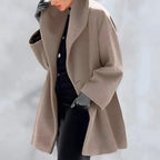 Vivian | Women's Oversized Coat | Lapel Collar · PNY