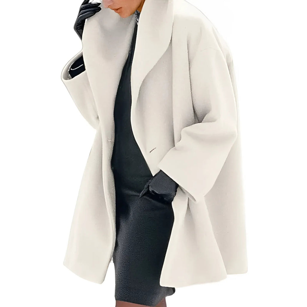 Vivian | Women's Oversized Coat | Lapel Collar · PNY