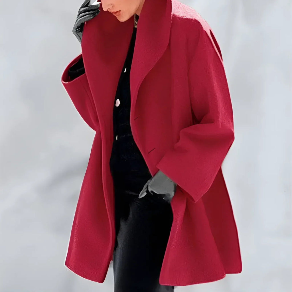 Vivian | Women's Oversized Coat | Lapel Collar · PNY