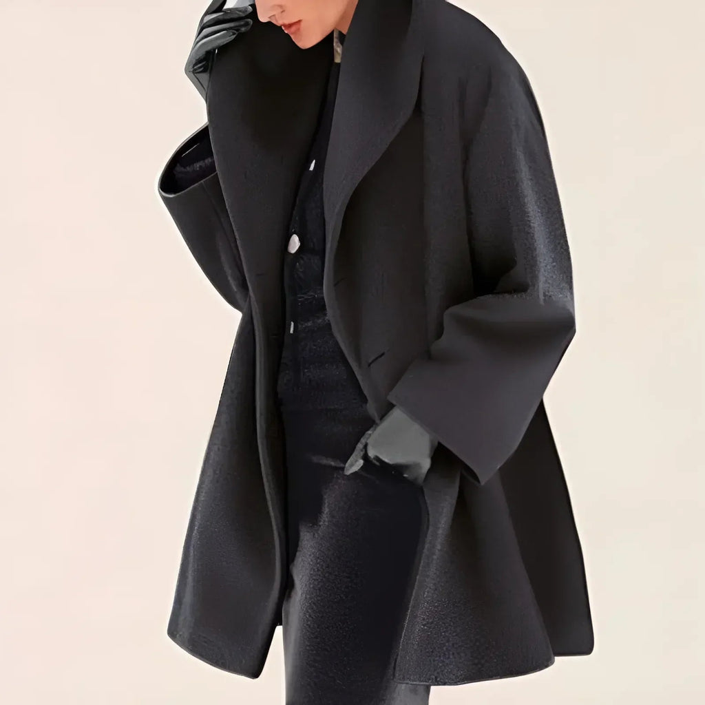 Vivian | Women's Oversized Coat | Lapel Collar · PNY