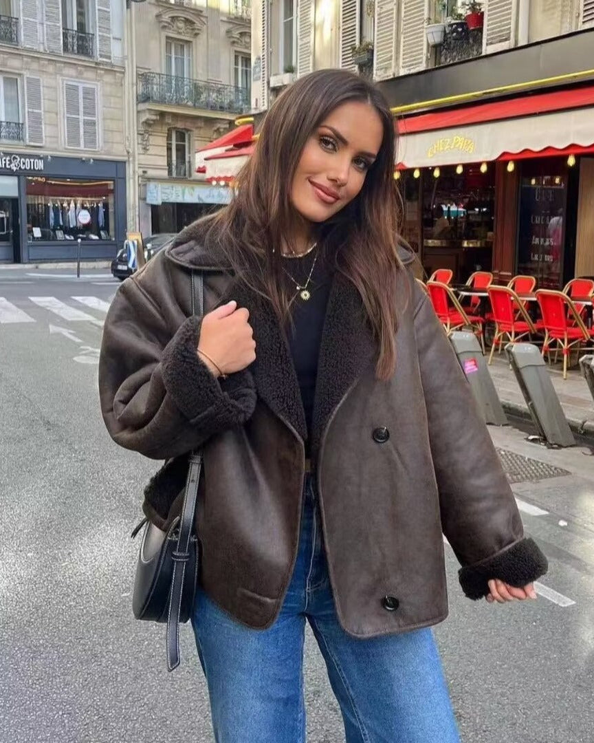 Vivian | Women's Oversized Jacket | Shearling-Lined · PNY