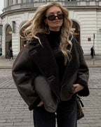 Vivian | Women's Oversized Jacket | Shearling-Lined · PNY
